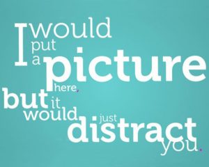 Curb the distractions