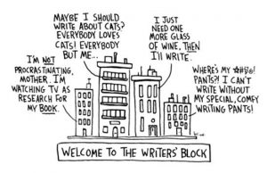 Writers block chaos