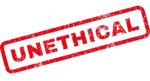 Unethical practices of Ghostwriter