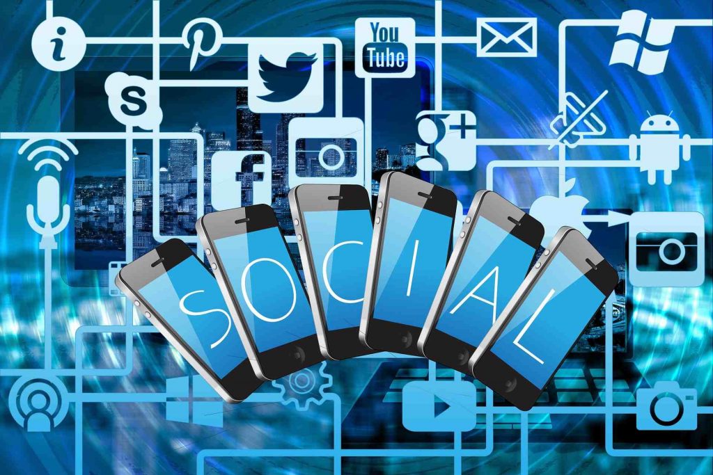 Write on social media